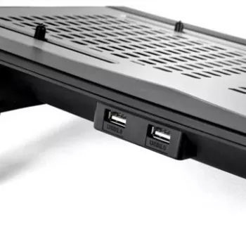Notebook-Kühlpad THERMALTAKE CL-N002-PL12BL-A mit 12-cm-Lüfter, Aluminium und Kunststoff, 390×277,5×49,3 mm, 1000–1300 U/min