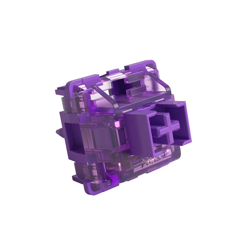Akko V3 Pro Lavender Purple mechanischer Schalter, 5-Pin, taktil, MX Stem, 40 g, 45 Stück