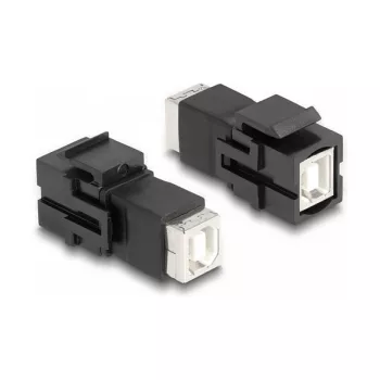 DeLOCK Keystone-Modul USB 2.0 Typ-B-Buchse auf USB 2.0 Typ-B-Buchse schwarz