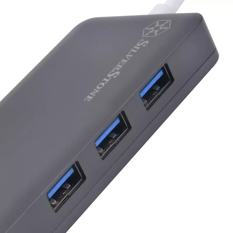 SilverStone SST-EP14C - USB 3.1 Type-C Gen1 auf HDMI, 3x USB 3.1 Gen 1 Type-A, 1x USB 3.1 Gen 1 Type-C (PD 2.0-Laden) (SST-EP14C)