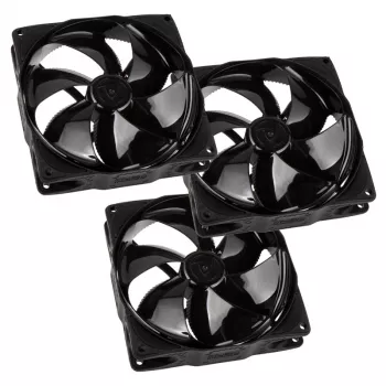 NOISEBLOCKER NB-eLoop B12-PS Schwarz Edition 120mm PWM 3er-Pack