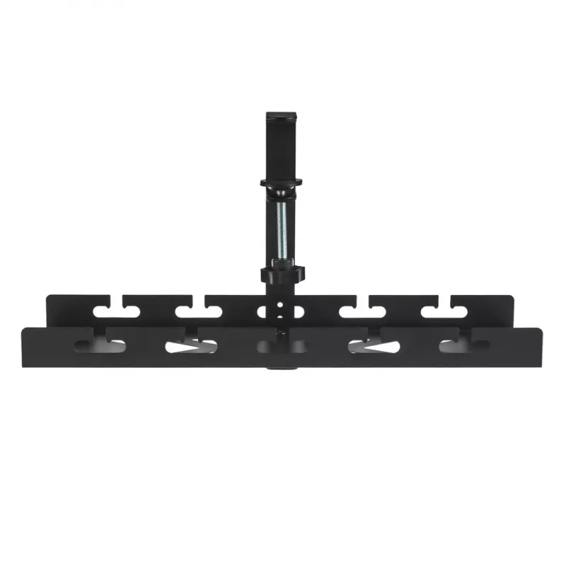 Untertisch-Kabelorganizer MACLEAN MC-105 B, Stahl, verstellbar, passend für Tischstärken von 0,5–50 mm, max. Belastung 5 kg, schwarz