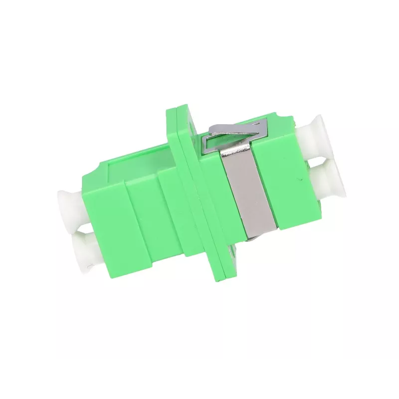 Extralink LC/APC Singlemode Duplex Glasfaseradapter, grün, LC/APC-Stecker