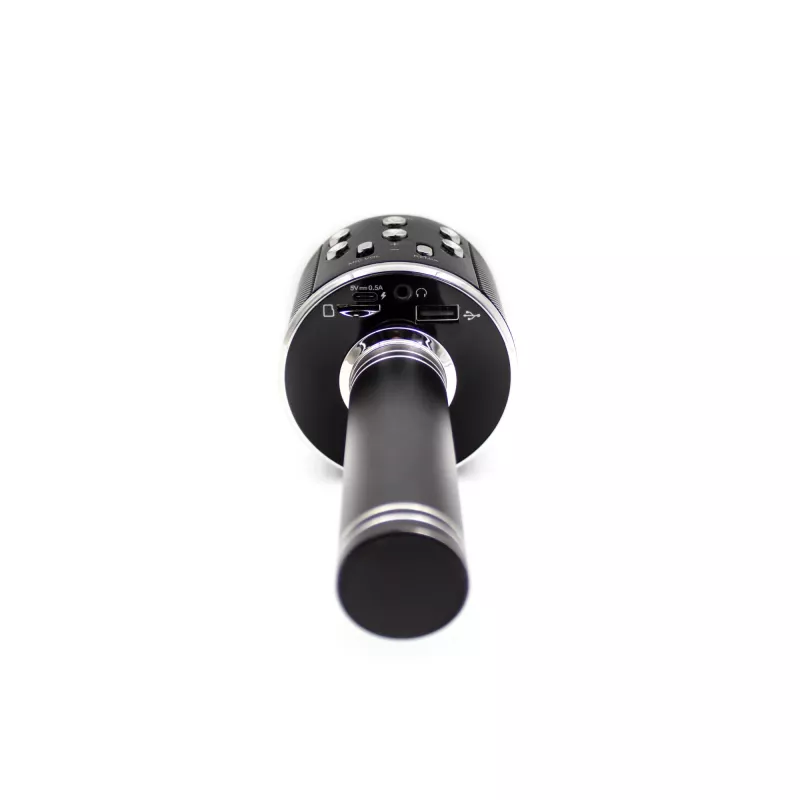 Denver KMS-20BMK2 Karaoke-Mikrofon mit Bluetooth-Lautsprecher, Schwarz