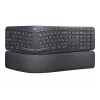 Logitech ERGO K860 - Tastatur - Kabellos - 2,4 GHz, Bluetooth 5.0 - QWERTY - GB - Graphit