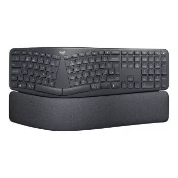 Logitech ERGO K860 - Tastatur - Kabellos - 2,4 GHz, Bluetooth 5.0 - QWERTY - GB - Graphit