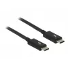 Thunderbolt-Kabel DeLOCK 84845 1 m 20 Gbit/s Schwarz