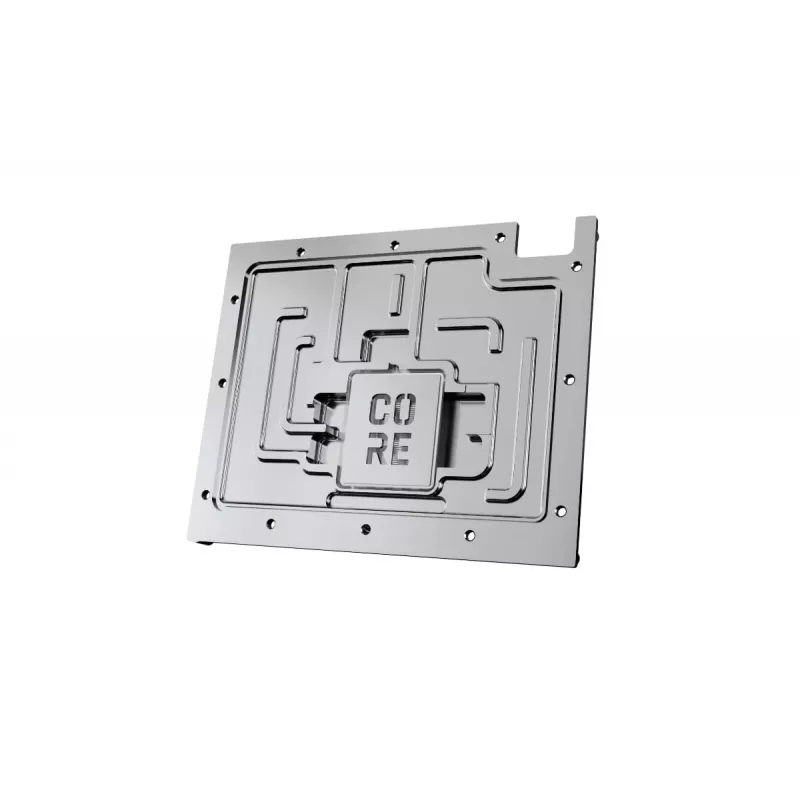 Backplate Alphacool 10265 Acryl Aluminium Chrom Kupfer Nylon Schwarz 161mm