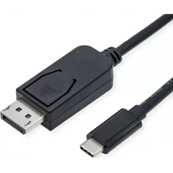 Videokabel-Adapter ROLINE 11.04.5837 3m DisplayPort USB Typ-C Schwarz