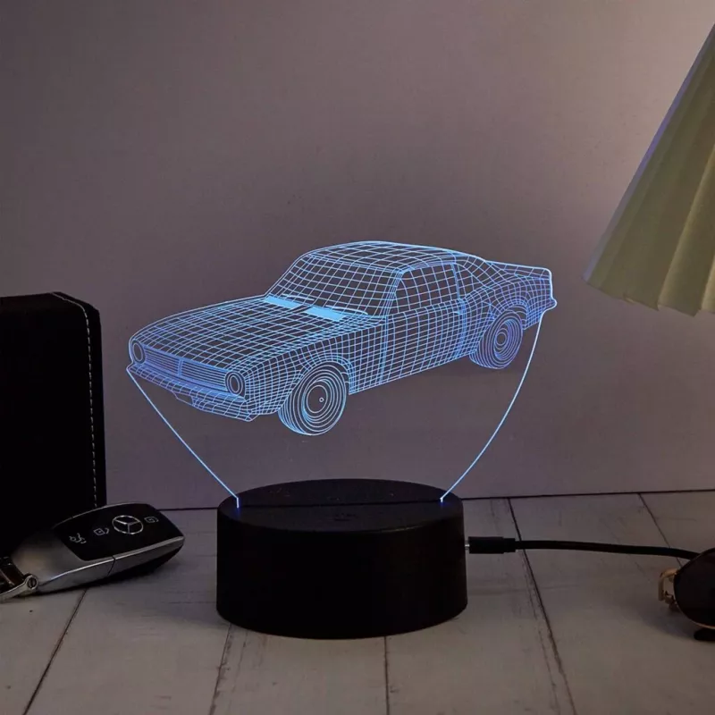 LED-Dekorleuchte für Fahrzeuge MANTA SNL121RGB RGB 3D-Licht für Autos und Motorräder