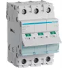 Hager SBN380. Nennstrom: 80 A, Spulenspannung (max.): 440 V. Modulanzahl (max.): 3 Module. Breite: 52,5 mm, Tiefe: 68 mm, Höhe: 83 mm (SBN380)