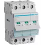 Hager SBN380. Nennstrom: 80 A, Spulenspannung (max.): 440 V. Modulanzahl (max.): 3 Module. Breite: 52,5 mm, Tiefe: 68 mm, Höhe: 83 mm (SBN380)