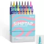 Acrylmarker Arrtx LC303694 — 24 Farben, wasserbasierte Acryl-Tinte, feine Rundspitzen