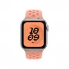 Apple MGA44ZM/A Smart Wearable-Armband Rosa Aluminium, Fluorelastomer