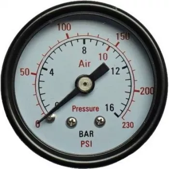 Druckmanometer Aerotec Modell 9415451 — 1/4 Zoll Außengewinde