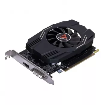 Grafikkarte BIOSTAR GeForce GT 1030 — 4 GB GDDR4, 64-bit, PCIe x16 4.0, Aktive Kühlung, DVI-D + HDMI