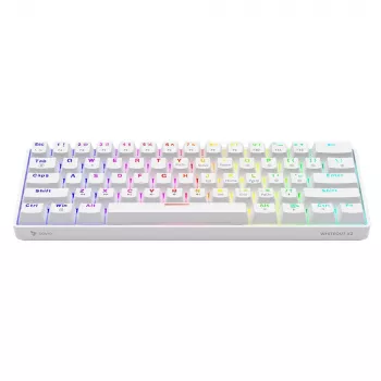 Mechanische Tastatur Whiteout X2, Blue Outemu, Hot Swap Savio Savgk-white