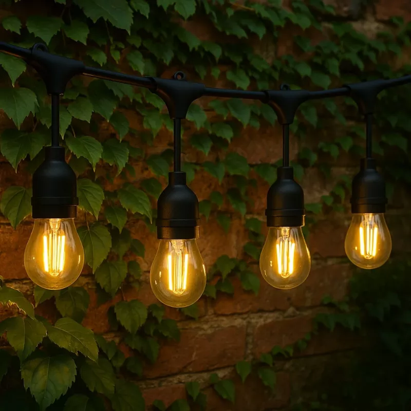 Outdoor-Lichterkette Lite bulb moments Extralink 10 m, 10 Leuchtmittel, Gartengirlande