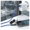 USB-Kabel RealPower MagneticCharge3 2m USB A Blau