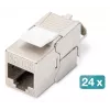 Digitus Modulares Patch Panel 24-Port DN-91410-24 RJ-45 Cat6a Grau
