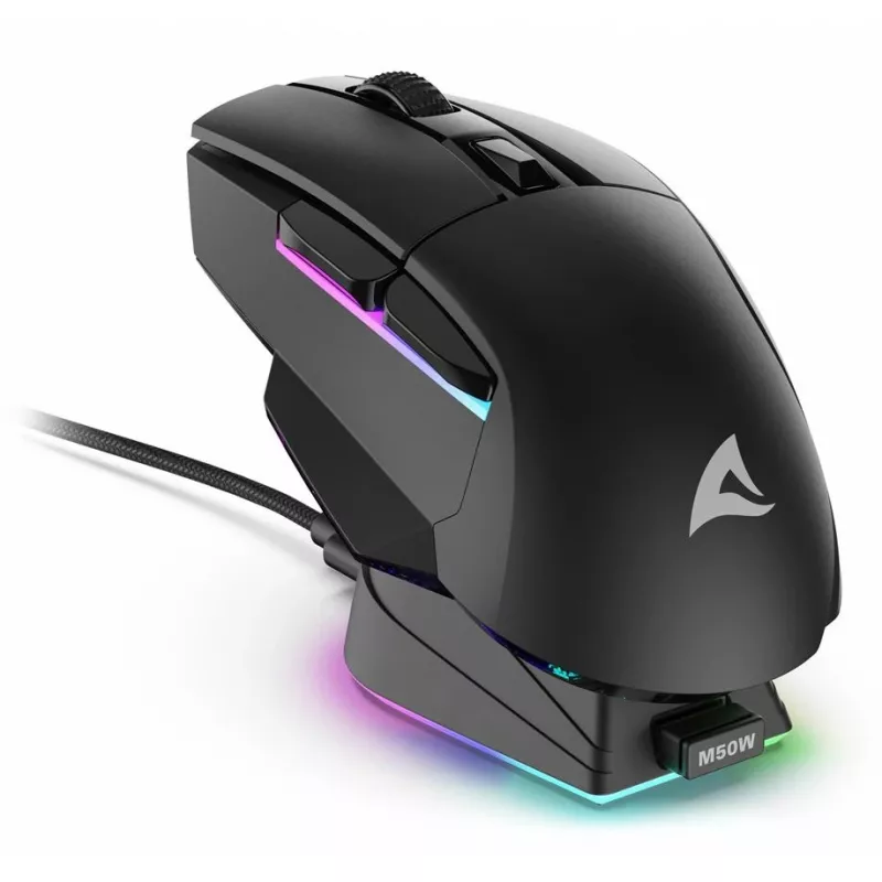 Skiller SGM50W Schwarze optische RGB-Gaming-Maus