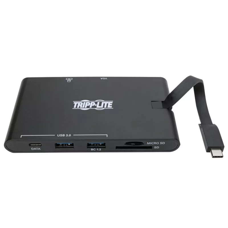 USB-C-Dock – 4K HDMI, VGA, USB 3.2 Gen 1, USB-A/C-Hub, Gigabit-Ethernet, Speicherkartenslots, 100 W PD-Ladung