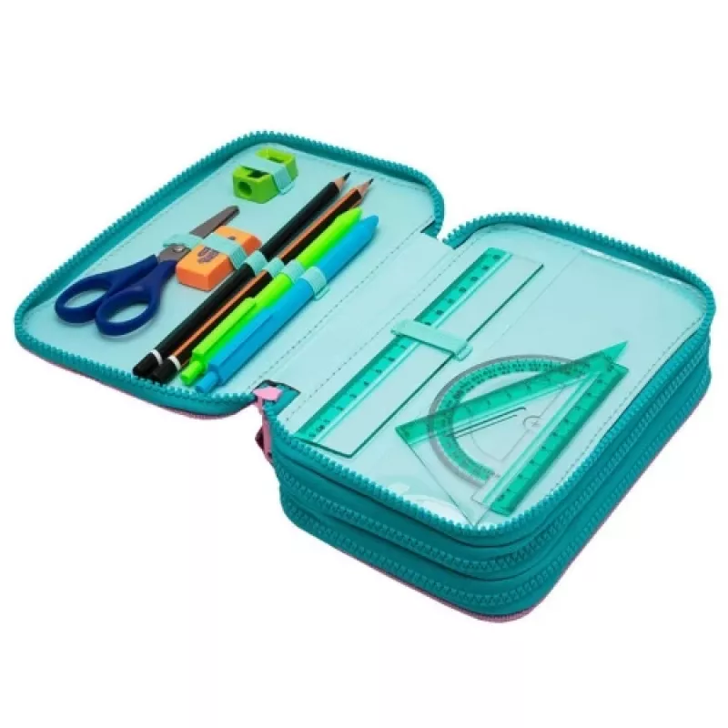 Federmäppchen CoolPack Jumper 3 DREAMS F067654 – dreistöckiges, mehrfächeriges Federmäppchen
