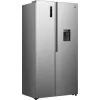 Gorenje HZF55082 NRS917E41XWD G400, Freistehend, Amerikanische Tür, Grau, 2 Tür(en), Touch, LED