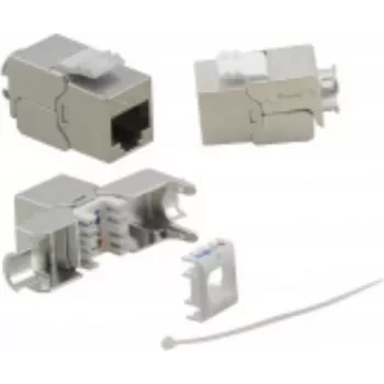 Keystone-Modul helos Cat 6a 180° Premium GHMT-zertifiziert 4PPoE