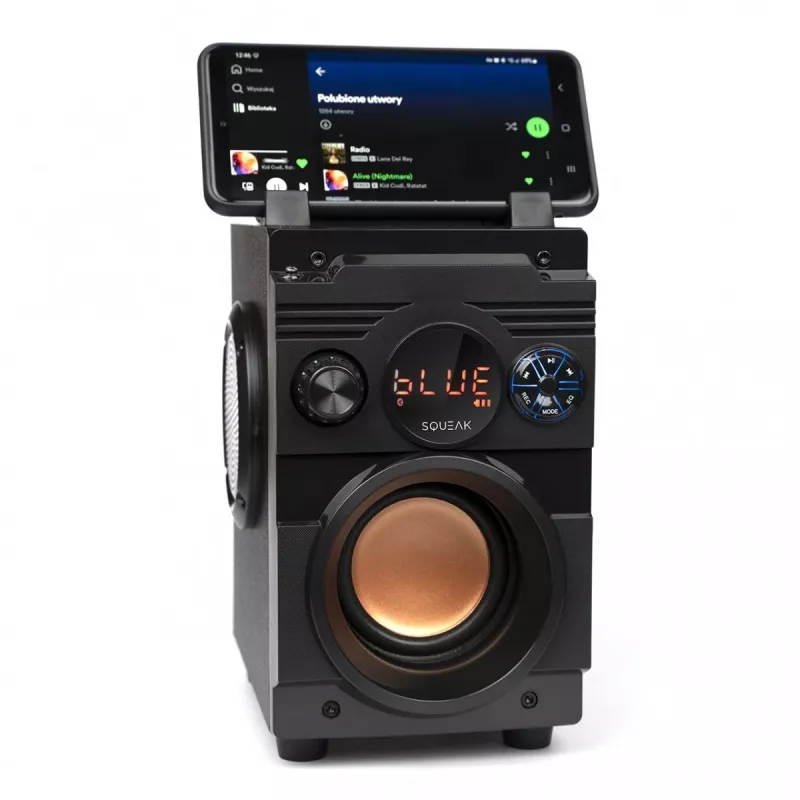 Squeak Bassblaster Bluetooth 5.1 Lautsprecher, FM-Radio, MP3-Player SQ1001