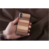 Smartphone-Hülle man and wood für iPhone X/XS — schwarze Schutzhülle