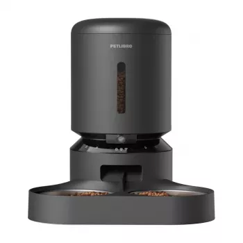 Petlibro Granary Futternapf mit Kamera und Doppelschale, 5L (schwarz)
