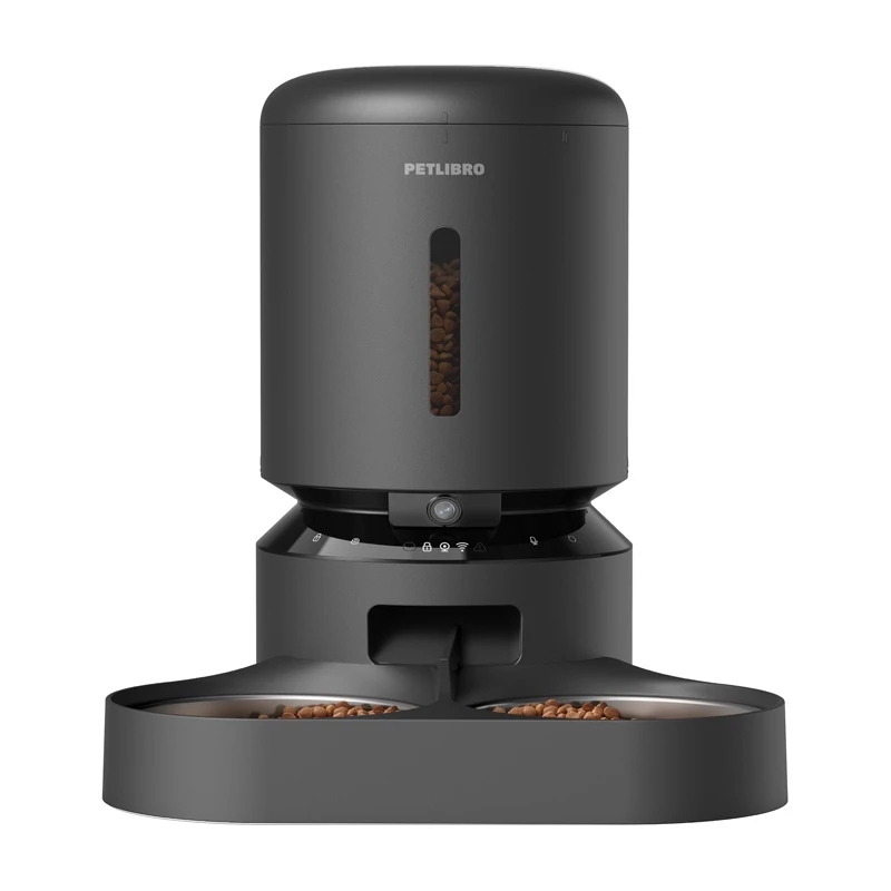 Petlibro Granary Futternapf mit Kamera und Doppelschale, 5L (schwarz)