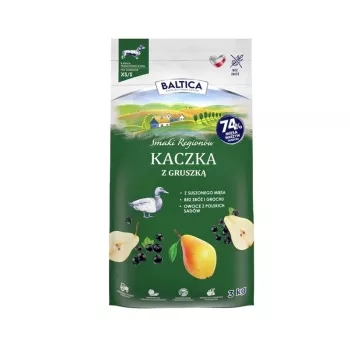 BALTICA regional flavours Small breeds Ente mit Birne - Trockenfutter für Hunde - 3 kg