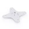 Adapterplatte WANBO DECKEHALTERUNG ZUBEHÖR Aluminium Silber 170x170mm