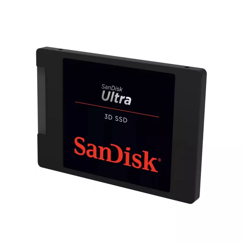 SanDisk Ultra 3D - SSD - 500 GB - intern - 2,5 (6,4 cm) - SATA 6 Gbit/s (SDSSDH3-500G-G26)
