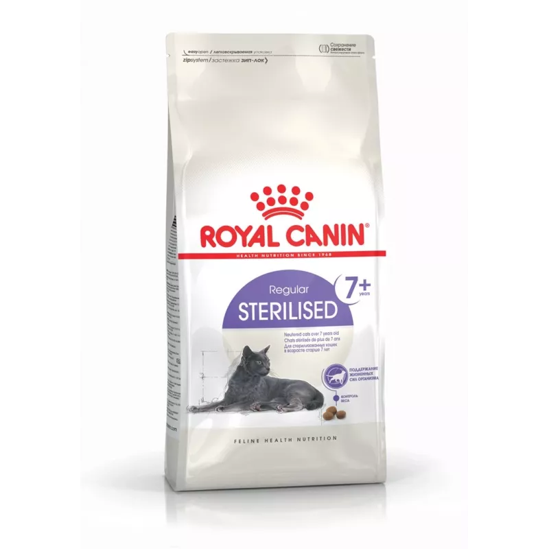 ROYAL CANIN Sterilised 7+ - Trockenfutter für Katzen - 10 kg
