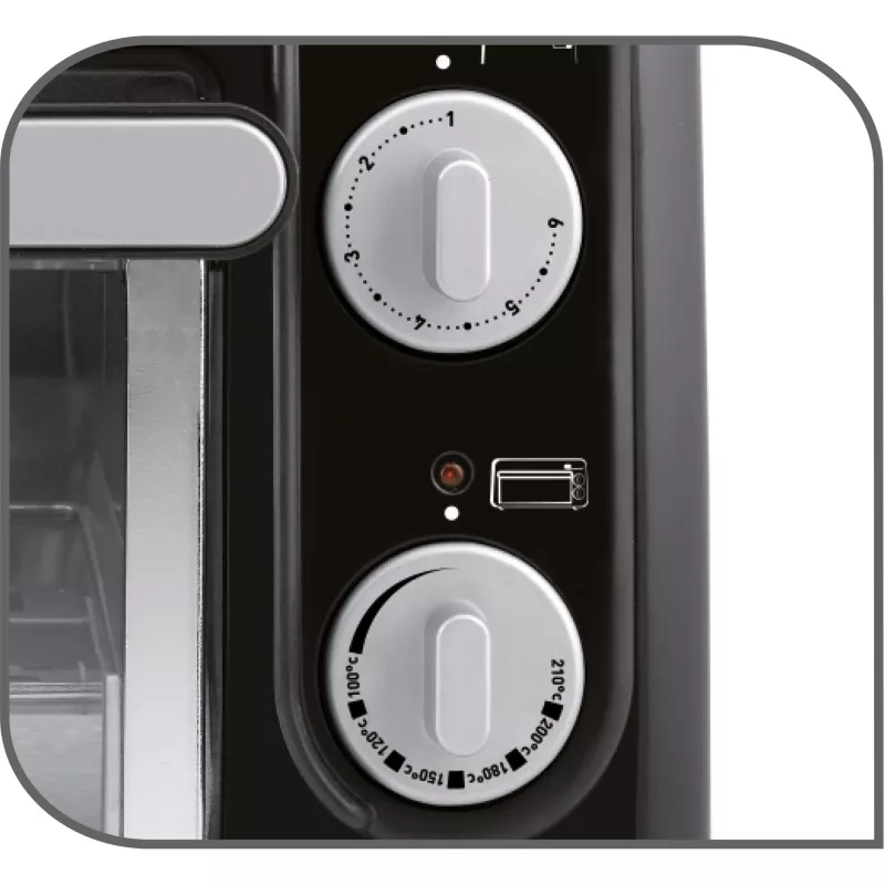 Toaster Tefal TL6008 2 Scheiben 1300 W Aluminium Schwarz