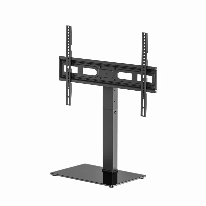 Boden-TV-Ständer GEMBIRD TVS-D75S-01 für 37–75 Zoll Fernseher, Stahl, höhen- und neigungsverstellbar, VESA 75x75–600x400, 40 kg Tragfähigkeit