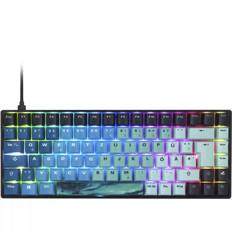 Mechanische Gaming-Tastatur Sharkoon SKILLER SGK50 S3 Ultimate Rev2 mintblau QWERTZ-Layout