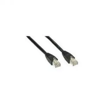 Wentronic Goobay CAT 5e Patchkabel, SF/UTP, Schwarz, 2 m - CCA Kupfer-Mix (68669)