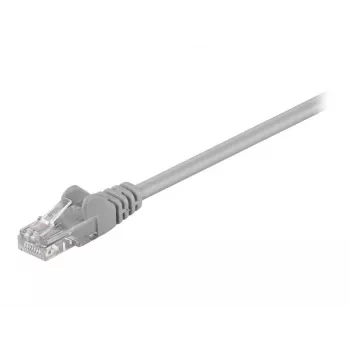 Wentronic Goobay - Patchkabel - RJ-45 (M) auf RJ-45 (M) - 25,0 m - UTP - CAT 5e - geformt - Grau (95635)