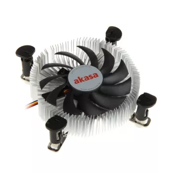 Cooler Akasa AK-CC7122BP01 Prozessorkühlsystem 7,5 cm Aluminium Blau