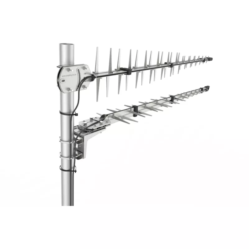 Poynting Antennen LTE/GSM Mast A-LPDA-0092 Silber SMA (M) LoRa Helium 11dbi Yagi/Mast SMA -Male 7m Kabel
