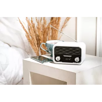 Tragbares Radio Adler AD 1185 – FM, Bluetooth 4.0, MP3, SD-Karte, AUX, 1800 mAh Akku, LCD-Anzeige, Micro-USB-Ladung