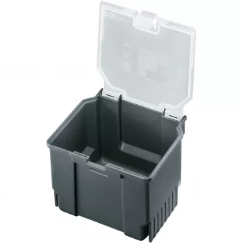Aufbewahrungsbox Bosch SystemBox rechteckig Polypropylen 105×117×84 mm Schwarz/Grau
