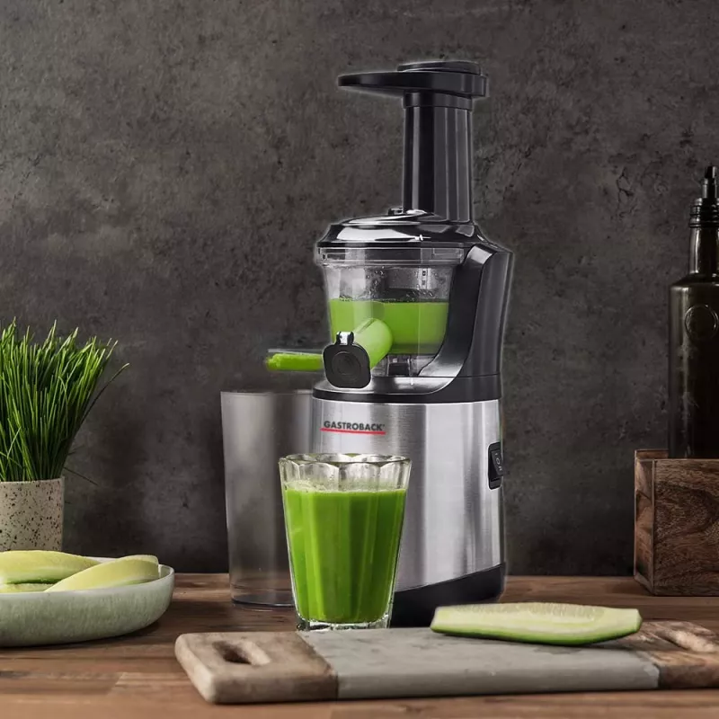 Slow juicer Gastroback Advanced Vital 40145 Schwarz Edelstahl