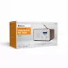 Radio DENVER DAB-30DW DAB/UKW-Tischradio mit dunklem Holzfinish