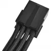 SilverStone SST-PP07-PCIB Verlängerungskabel 8-Pin-PCIe auf 6+2-Pin-PCIe, 25 cm, schwarz