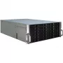 Server-Gehäuse Inter-Tech 4U-4424 Rack Schwarz, Silber